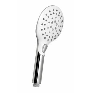Sapho Ruční sprcha s tlačítkem, 6 režimů sprchování, průměr 120mm, ABS/chrom/bílá