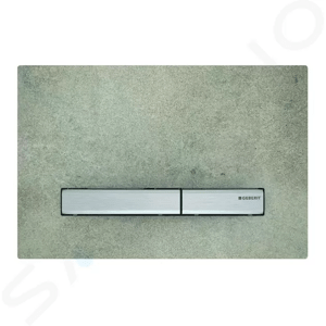 Geberit Sigma50 Ovládací tlačítko splachování, chrom/dekor betonu 115.788.JV.2