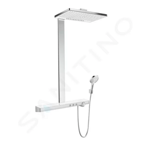 Hansgrohe Rainmaker Select Sprchový set Showerpipe 460 s termostatem, 2 proudy, bílá/chrom 27028400