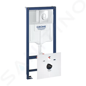 Grohe Rapid SL Předstěnový instalační prvek pro závěsné WC, nádržka GD2, ovládací tlačítko Skate Air, chrom 38750001