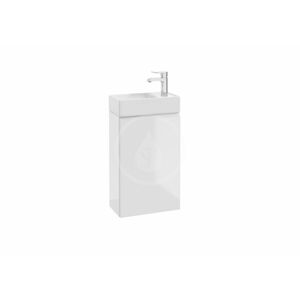 kielle 50002S40 - Skříňka s umývátkem, 40x68x22 cm, lesklá bílá
