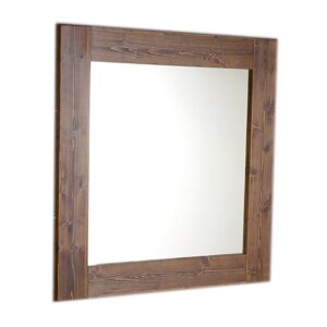 Sapho BRAND zrcadlo v dřevěném rámu 600x800mm, mořený smrk