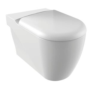 Creavit GRANDE WC mísa XL pro kombi, spodní/zadní odpad, 42x73cm, bílá
