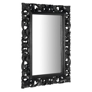 Sapho SCULE zrcadlo ve vyřezávaném rámu 70x100cm, černá