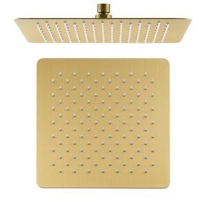 Sapho SLIM hlavová sprcha, 300x300mm, zlato mat