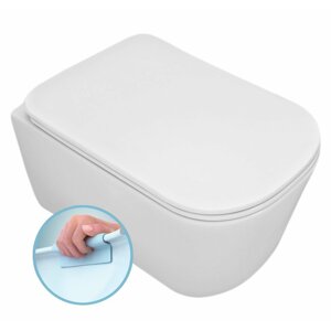 Kerasan TRIBECA závěsná WC mísa, Rimless, 35x54cm, bílá