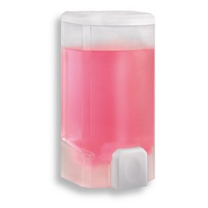 Novaservis Zásobník na tekuté mýdlo 500 ml, bílý - průhledný (69086,P)