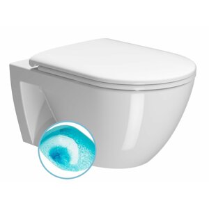 GSI PURA závěsná WC mísa, Swirlflush, 36x55 cm, bílá ExtraGlaze