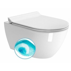 GSI PURA závěsná WC mísa, Swirlflush, 36x50 cm, bílá ExtraGlaze