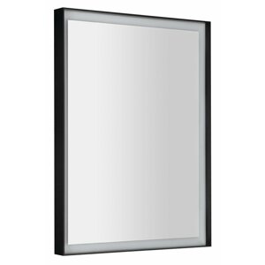 Sapho SORT zrcadlo s LED osvětlením 60x80cm, černá mat