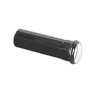 Eco produkty Černá trubka 32 mm k sifonu - prodlužovací kus s hrdlem 32 mm x 150 mm, barva černá matná (prodlužovací trubka)