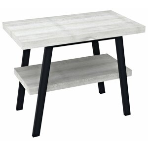 Sapho TWIGA umyvadlový stolek 100x72x50 cm, černá mat/dub starobílý - SET(VC442/1 ks, AV105/1 ks, AV995/1 ks)