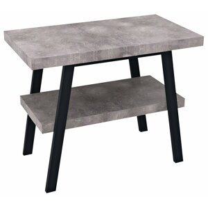 Sapho TWIGA umyvadlový stolek 90x72x50 cm, černá mat/cement - SET(VC442/1 ks, AV097/1 ks, AV887/1 ks)