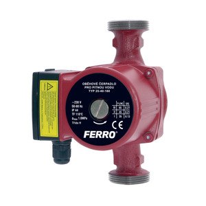 Ferro oběhové čerpadlo pro pitnou vodu 25-60/180mm (Novaservis)