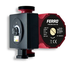 Ferro oběhové elektronické čerpadlo pro topení 25-40/130MM (Novaservis)