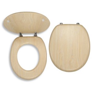 Novaservis Dýhované sedátko z lisovaného dřeva BŘÍZA - umělá dýha (WC/BRIZA)