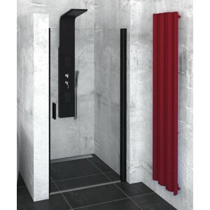 Polysan ZOOM LINE BLACK sprchové dveře 800mm, čiré sklo