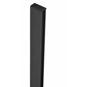 Polysan ZOOM LINE BLACK rozšiřovací profil pro nástěnný pevný profil, 15mm